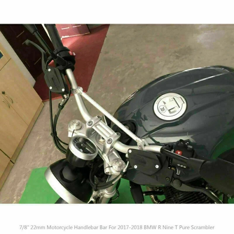 22mm R Motorcycle Handlebars for BMW C (2017–2018) SP Drag 7/8" High-Rise