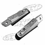 Set of 2 Rider Front Foot Pegs for BMW F800GT (2011–2013), F800S (2004–2008) Black