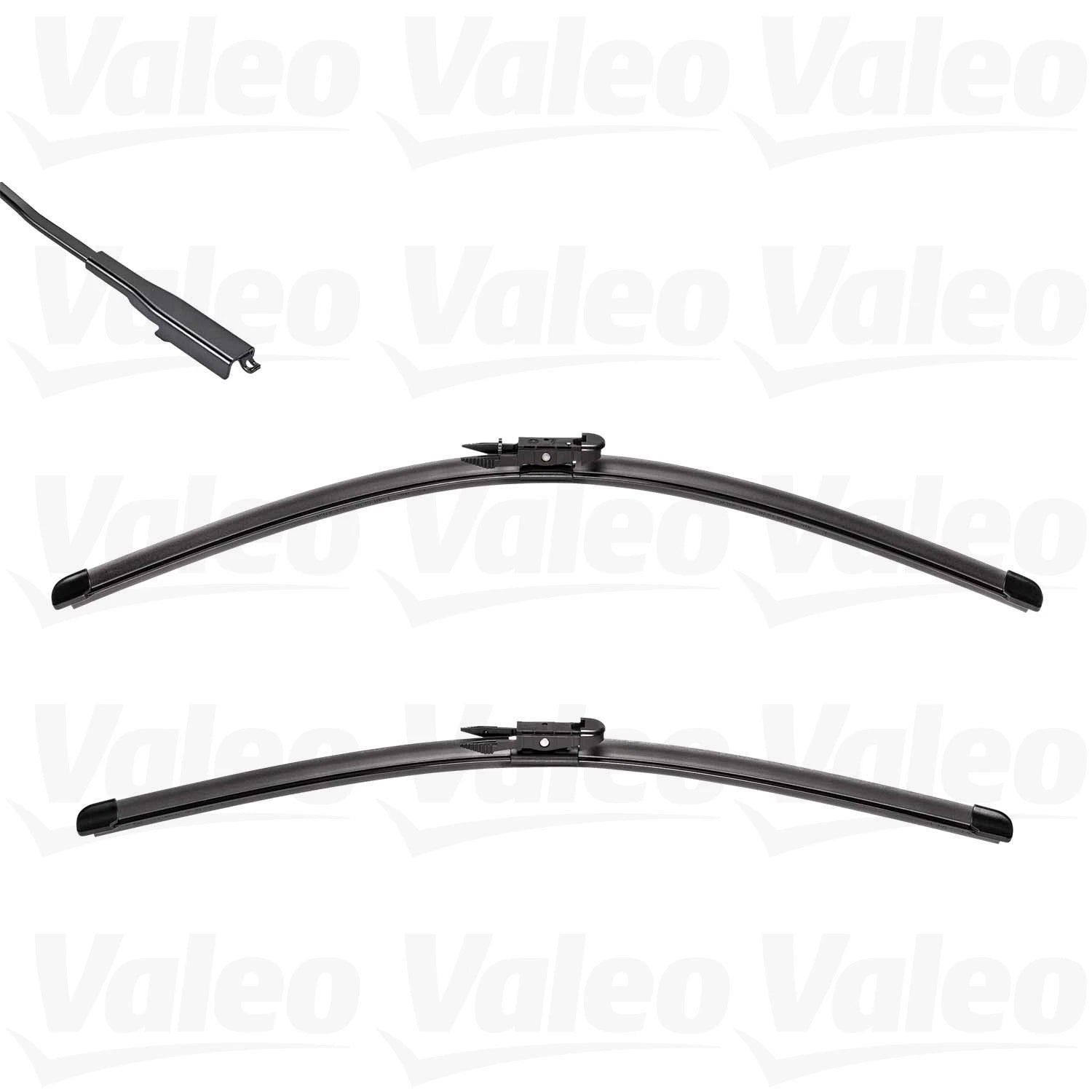Set of 2 Valeo Front Windshield Wiper Blades for BMW (574741)