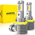 AUXITO H11 H8 H9 LED Headlight Bulbs Yellow Kit for High Low Beam (2010–2023)
