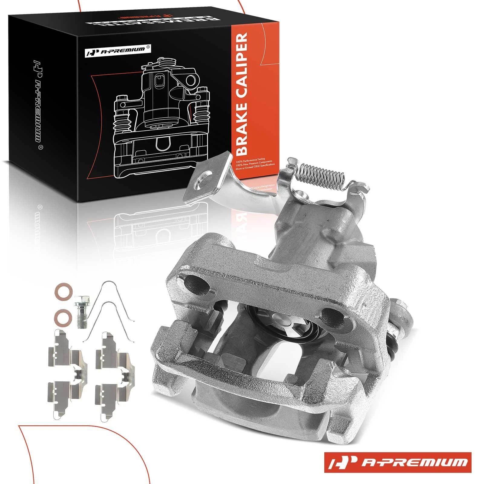 Rear Left Disc Brake Caliper w/ Bracket for Toyota Prius Plug-In (2012-2017)