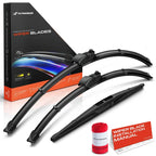 Set of 3 Windshield Wiper Blades for Subaru Ascent (2019–2024)