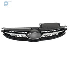 Front Upper Bumper Grille with Chrome Trim for Hyundai Elantra (2011–2013)