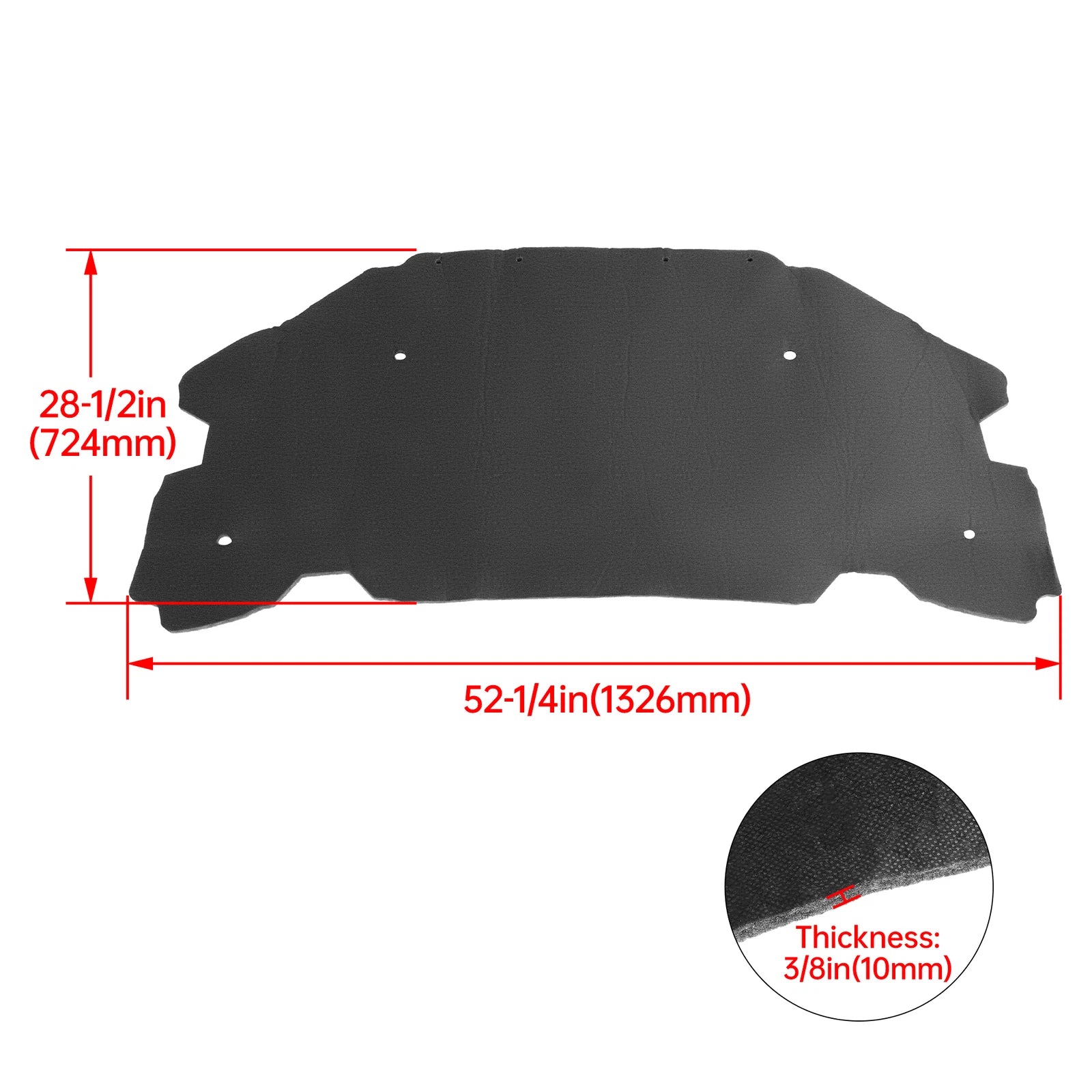 Hood Insulation Pad with Clips for Pontiac G6 (2005-2010)