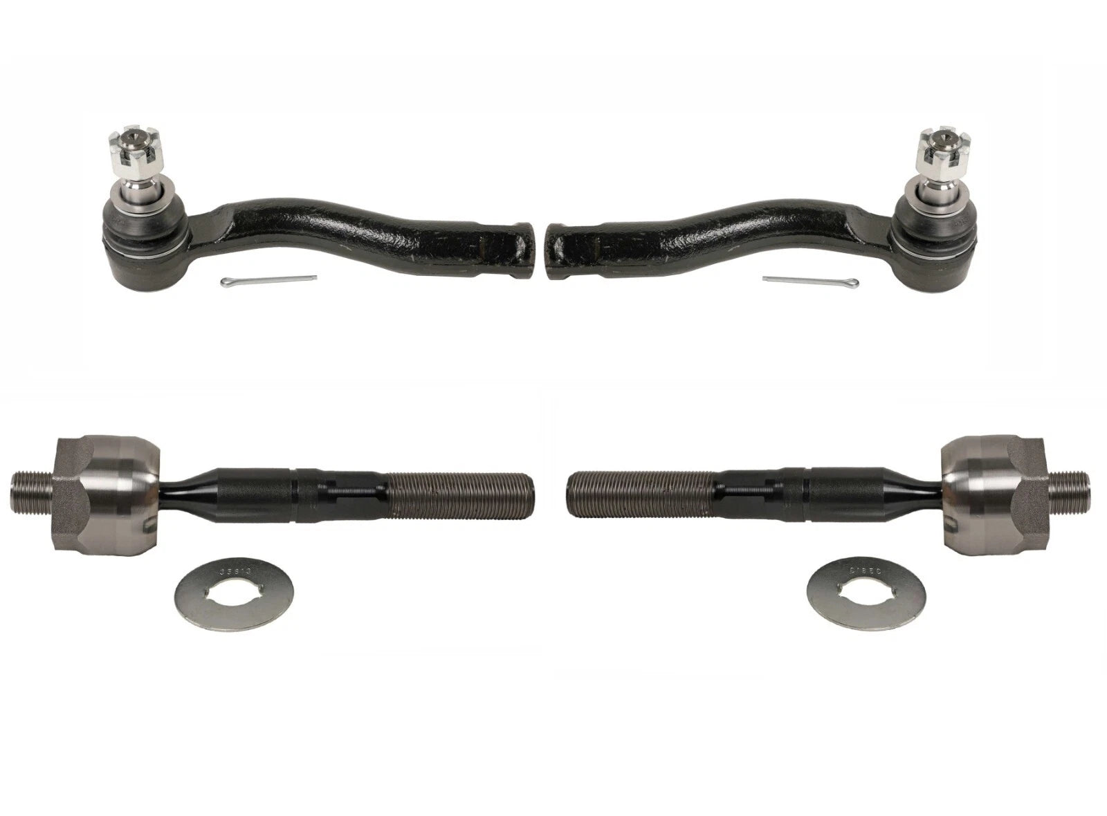 4pc Inner Outer Steering Tie Rod End Kit for Lexus Toyota Land Cruiser