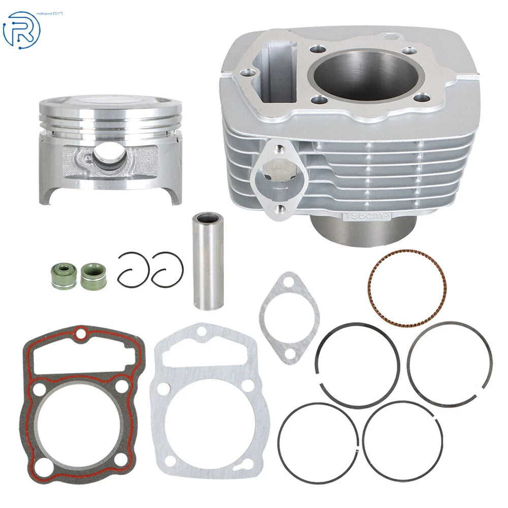 Engine Cylinder Piston Gasket Kit 63.5MM for Honda CBF200 XR200 XL200 (1986–Present)