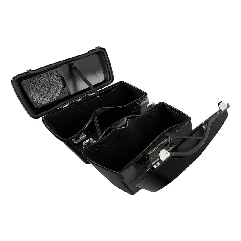 Hard Saddlebags 6x9" Speaker Lids & Rear LED Fender for Harley Touring (2009–2013)