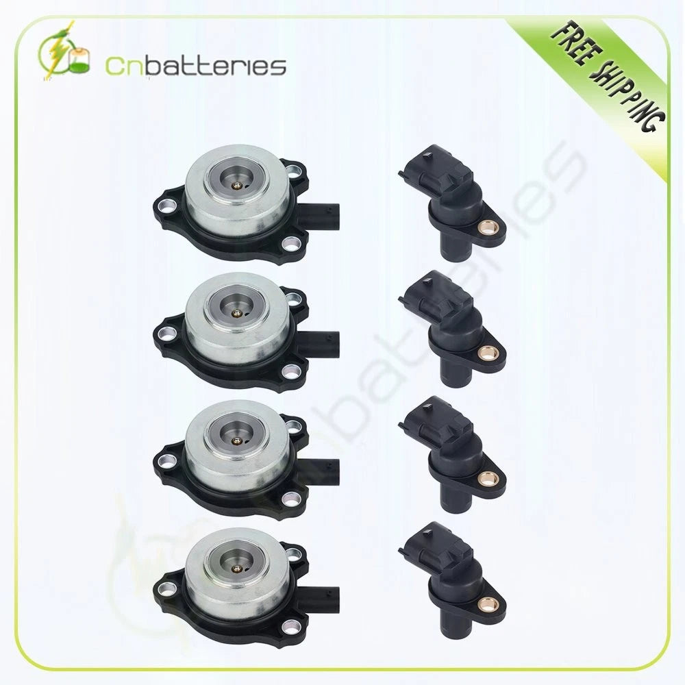 Camshaft Position Sensor & Adjuster Magnet Set of 4 for Mercedes CL550 CLK350 CLK550