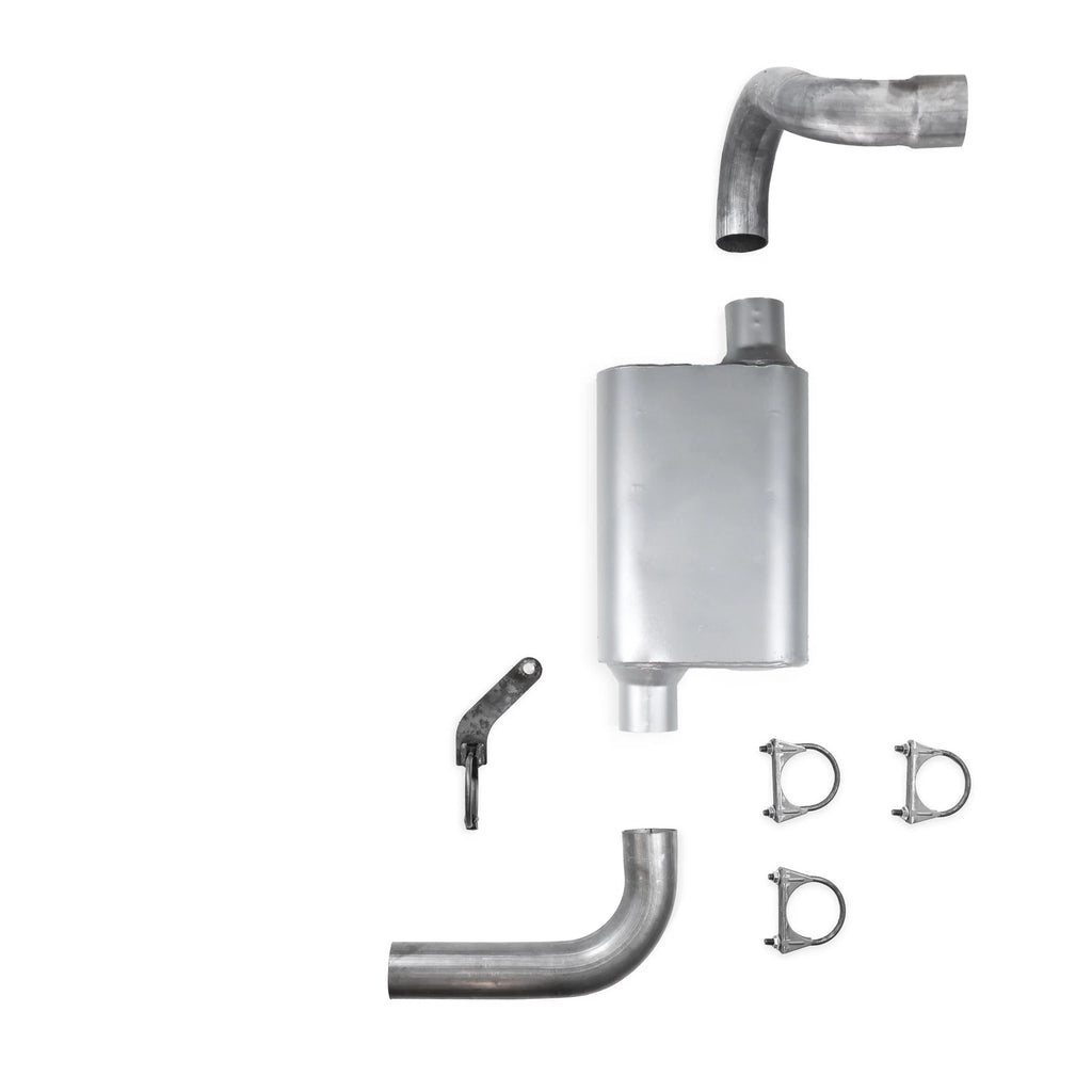 2.5" Single Exhaust Kit for Jeep Wrangler (2018–2025) 2 Chamber Muffler
