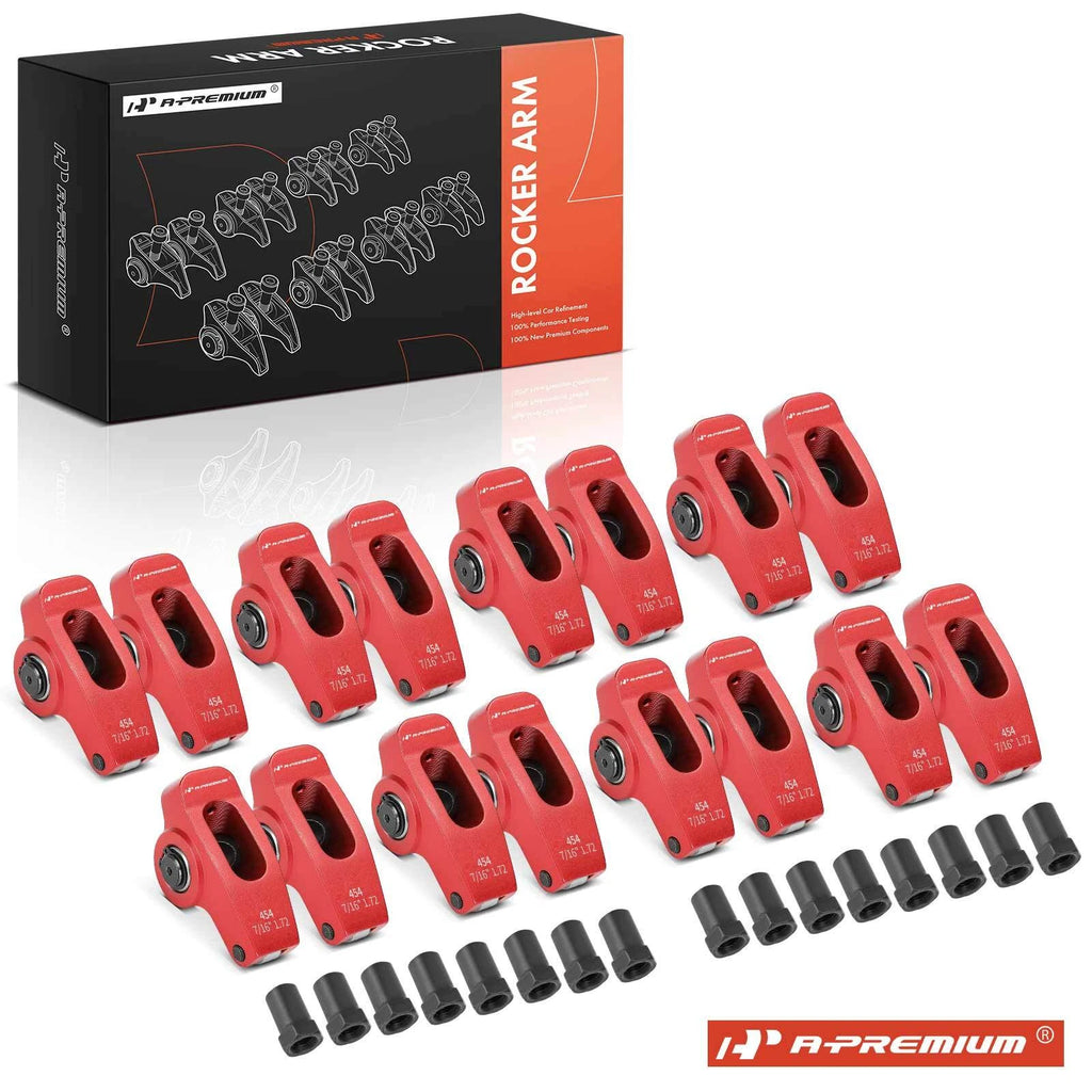 Set of 2 Red Aluminum Rocker Arms for Big Block Chevy BBC 454 (2024)