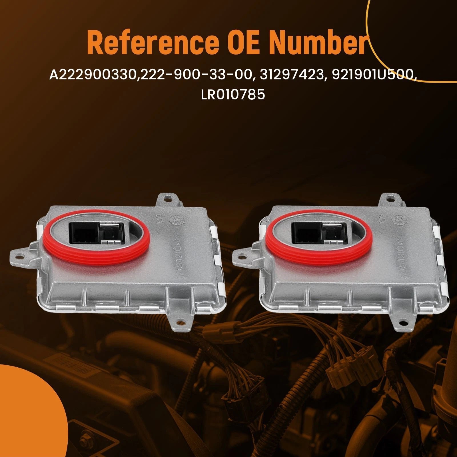 2X HID Xenon Headlight Ballast for Cadillac XTS (2013–2017) 13073293 1515