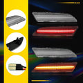 Set of 2 Front & Rear Bumper Signal Side Marker Lights for Chrysler Crossfire (2004–2008)