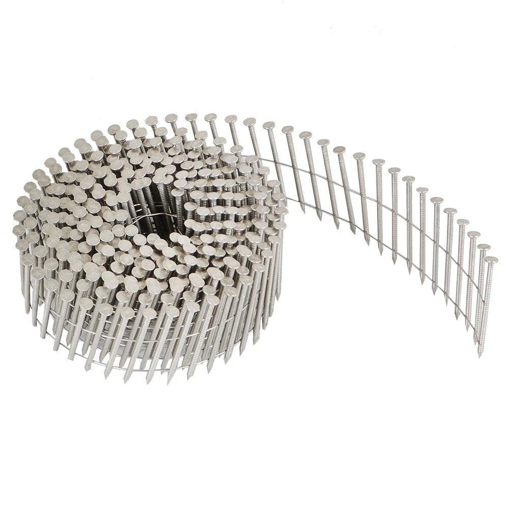 Set of 3600 Stainless Steel Ring Shank Siding Nails 2” × .09”