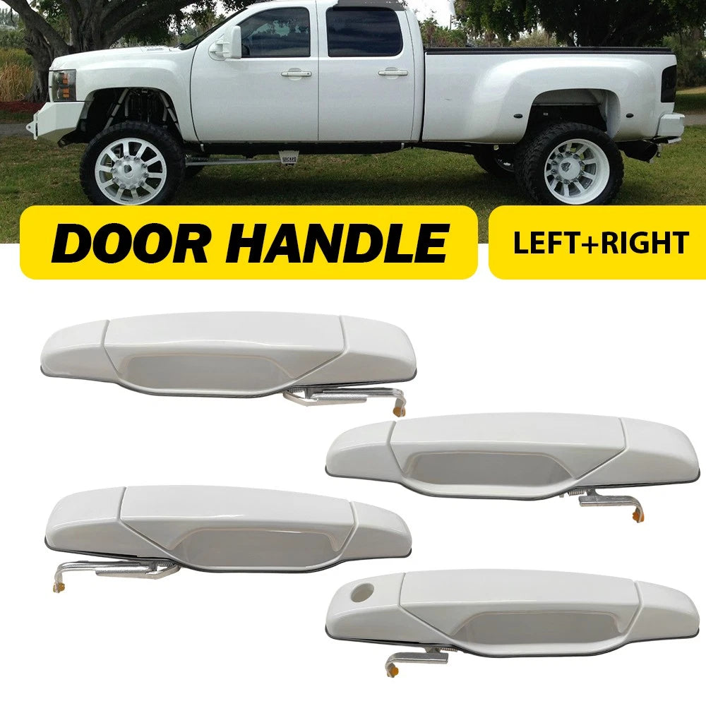 Set of 4 Exterior Door Handles for Chevy Tahoe GMC Yukon Cadillac Escalade (2007–2013)