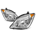 OE Style Chrome/Amber Headlights for Dodge Sprinter (2007–2013)