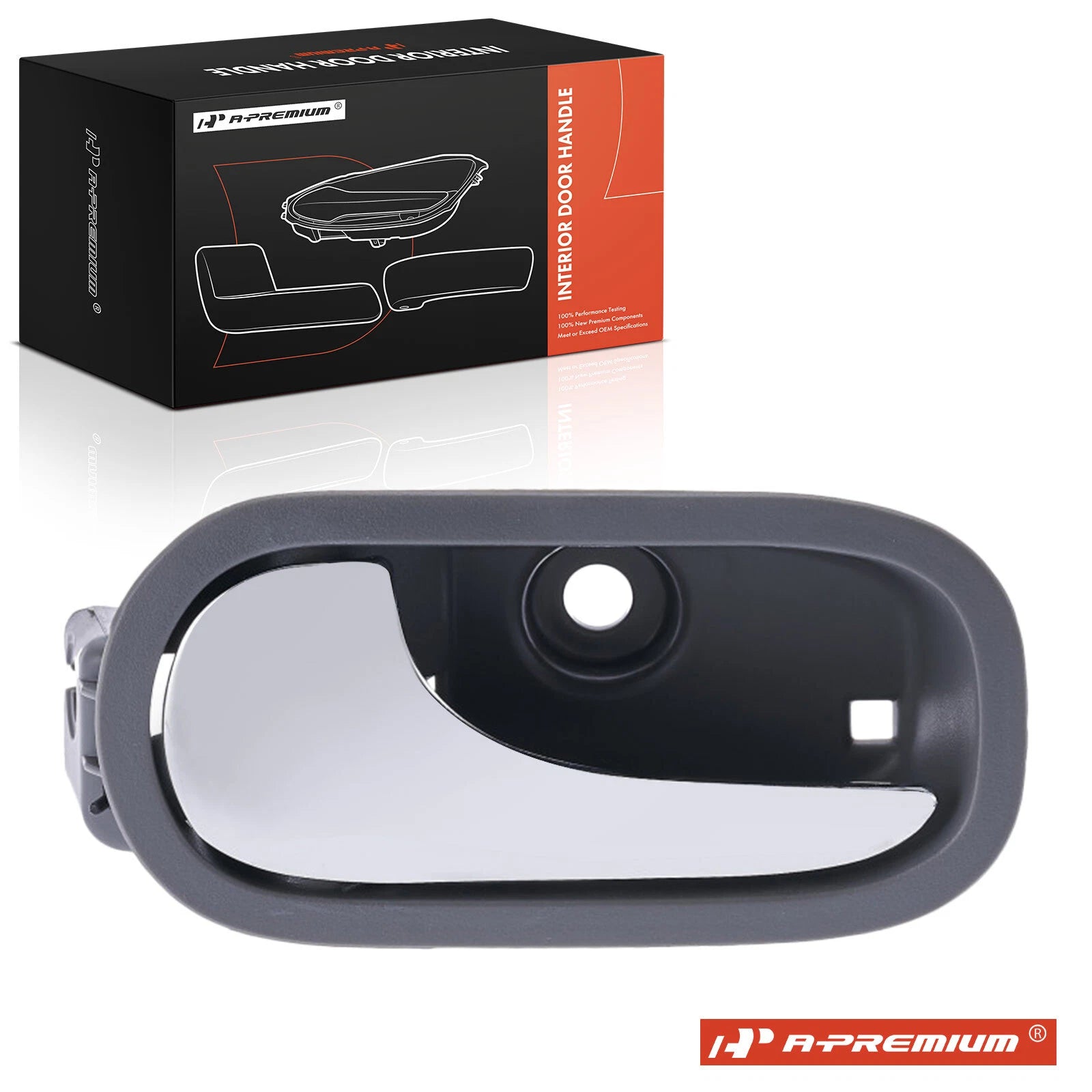 Rear Left Interior Door Handle for Chevy Malibu (2008–2012) Chrome