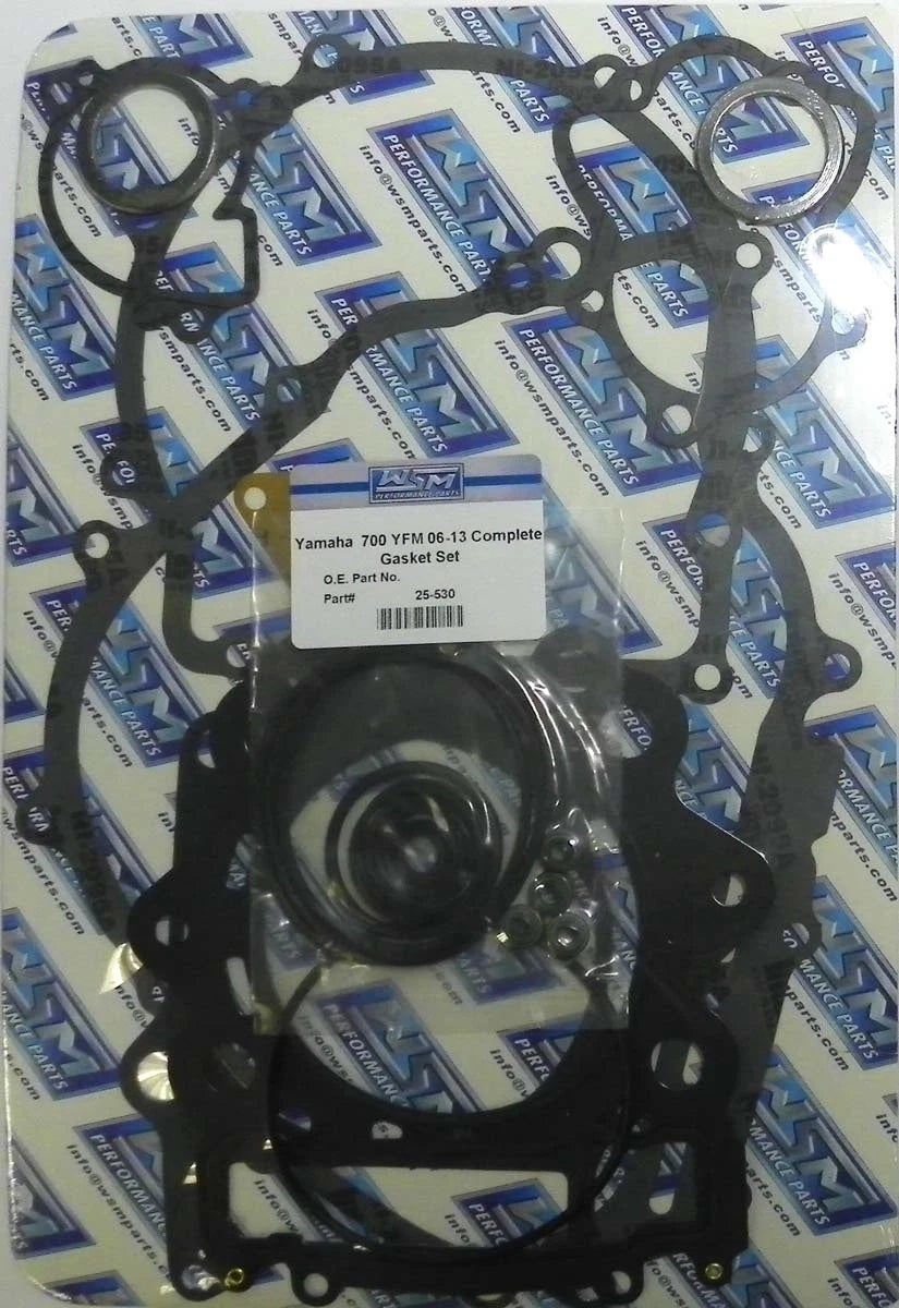 Complete Gasket Kit for Yamaha Grizzly/Rhino/Viking (2007–2024) 25-530