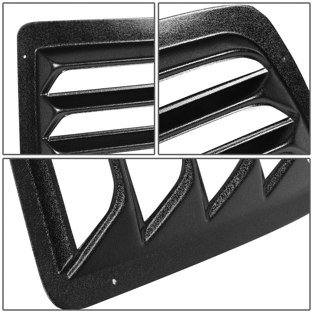 Pair ABS Rear Window Louvers for Chevy Express GMC Savana (1997–2017)