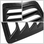 Pair ABS Rear Window Louvers for Chevy Express GMC Savana (1997–2017)