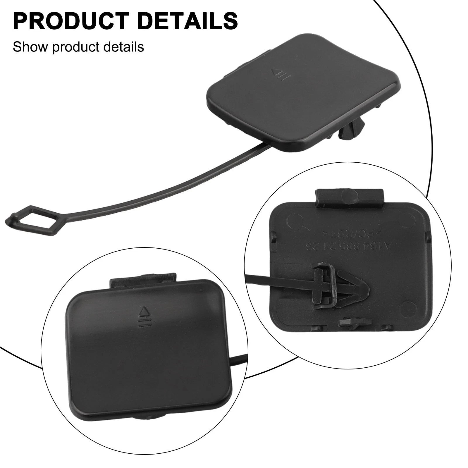 Rear Bumper Tow Hook Cover Cap for Mercedes ML350 (W164)