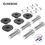 Front Brake Rotor Disc Hardware M8 Bolts Kit for Harley Street Glide (2009–2022)