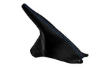 Manual & E Brake Boot Set for Ford Mustang (1994–2004) Carbon Fiber Blue Stitch