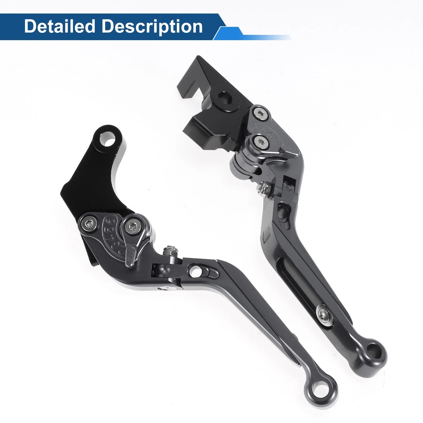 Adjustable Brake Clutch Levers for Suzuki GSXR150 (2017–2020) Titanium Tone
