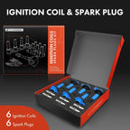 6X Ignition Coil & Iridium Platinum Spark Plug for Ford F-150 (2011-2016)