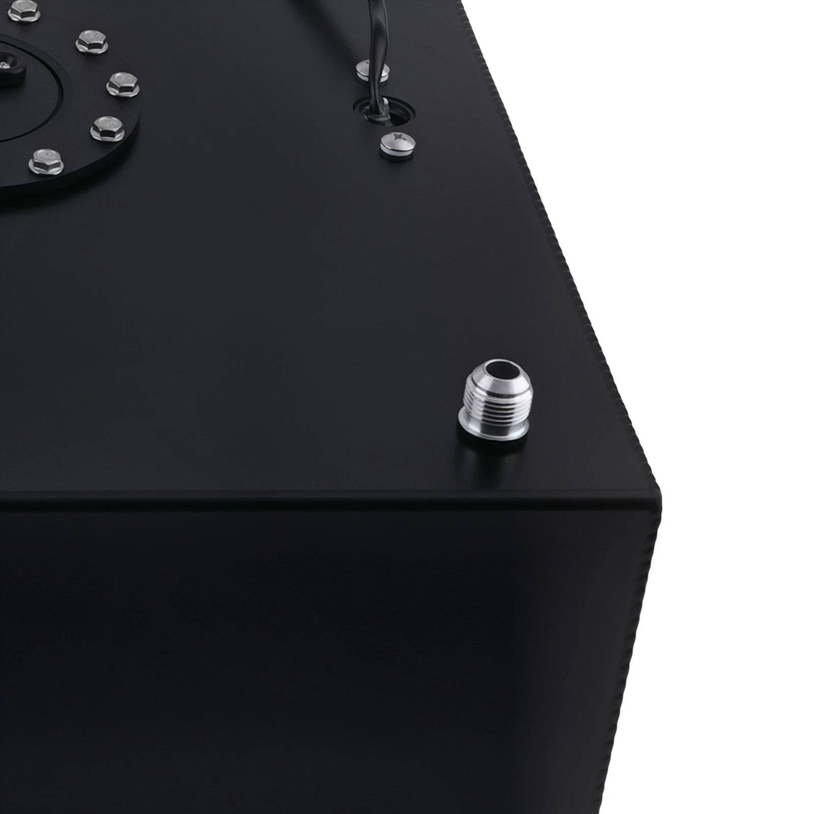 15 Gallon Fuel Cell Tank Kit for Racing Vehicle (Aluminum Cap, Steel Line)