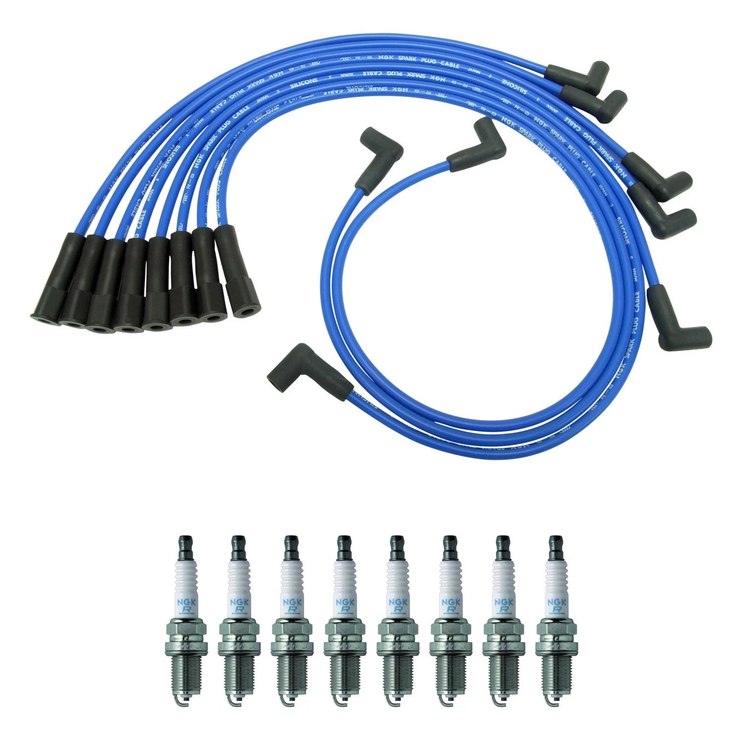 NGK 8mm Wire Set for Caprice Electra Safari 5.0L V8 (1980–1990)