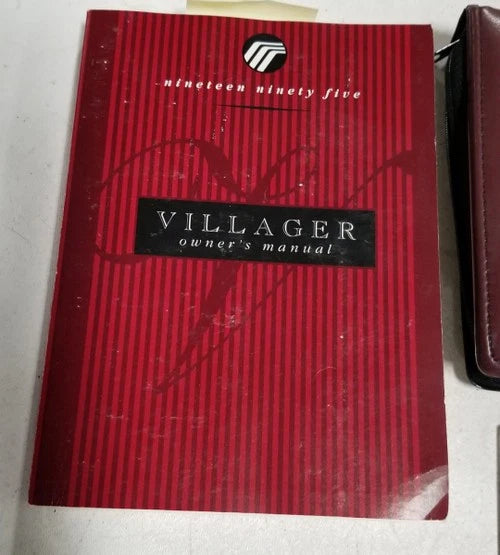 Owners Manual for Mercury Villager (1995) OEM with Case