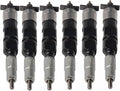 Set of 6 Fuel Injectors for John Deere 6068 E210LC E240LC 670G (4045T)