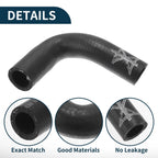 Radiator Hose Coolant Pipe for Audi A4 (2002–2008) No. 06E121082C Black