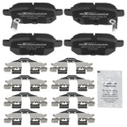 Set of 4 Rear Ceramic Brake Pads for Scion iM (2016) / tC (2011–2016) / xB (2008–2015)