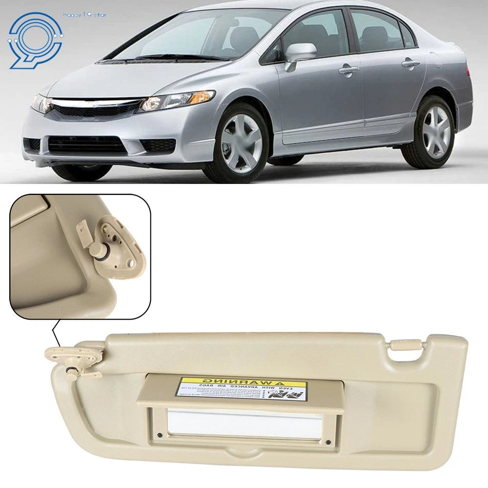 Beige Sun Visor for Honda Civic (2006–2011)
