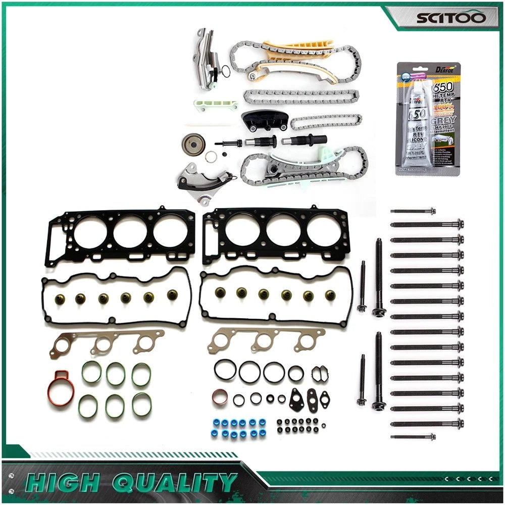 Head Gasket Bolts Set & Timing Chain Kit for Ford Explorer (2002–2003)