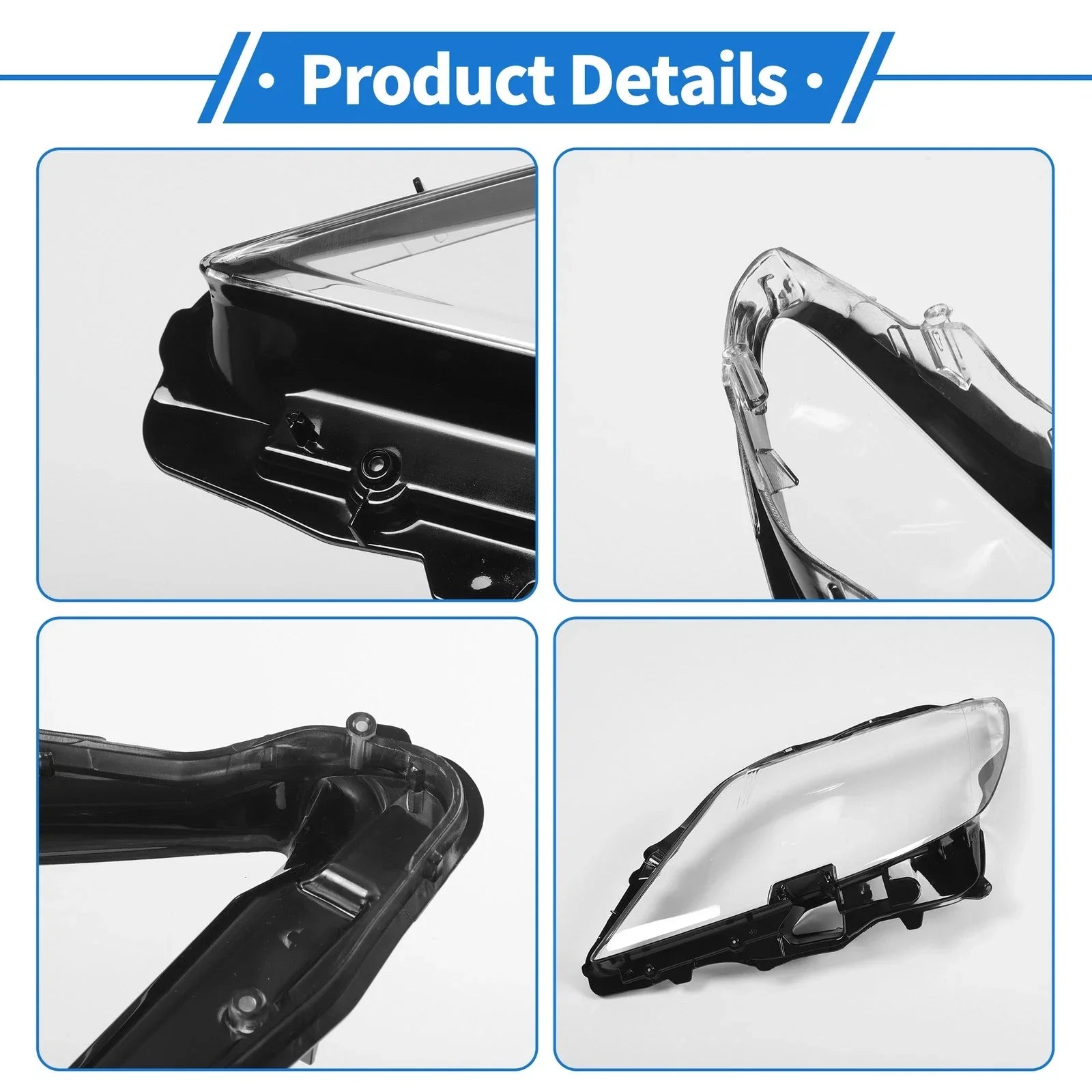 Car Front Left Headlight Lens Cover for Lexus LS460 (2007-2009)
