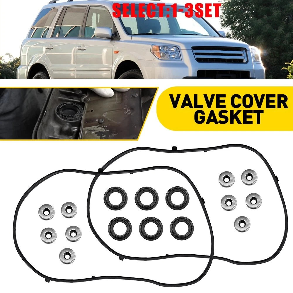 Valve Cover Gasket Set of 2 for Honda Pilot Ridgeline (2005–2008)