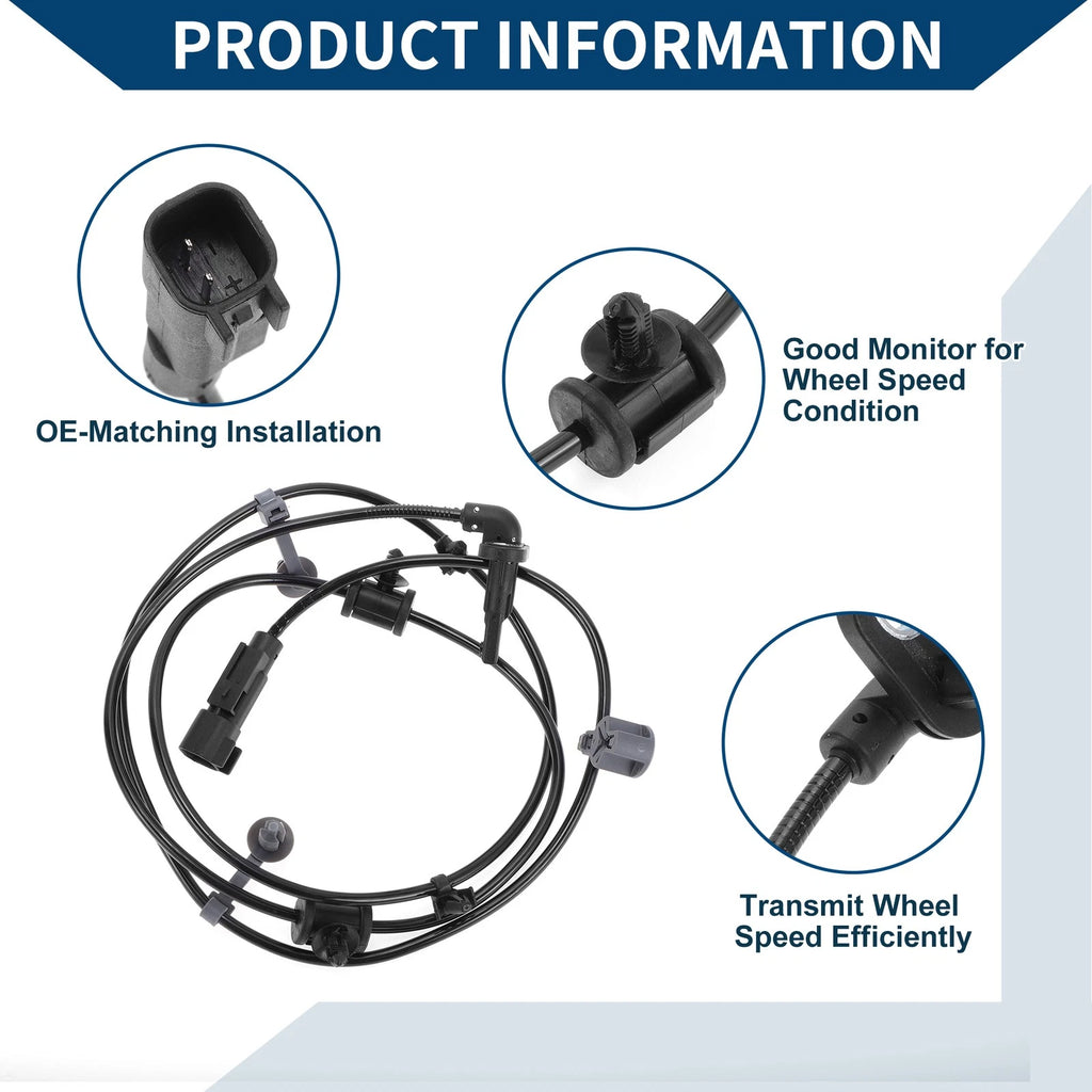 ABS Wheel Speed Sensor No. 22785579 for Buick Lacrosse (2012–2016) Rear Left