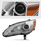 Halogen Headlight for Chrysler 200 (2011–2014) w/ LED DRL, Driver Left Side
