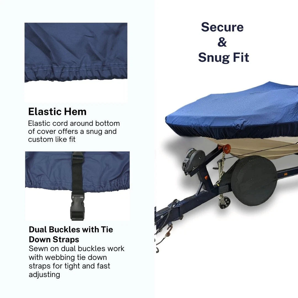 G3 1448 LW Trailerable Heavy Duty Waterproof Boat Cover (600D)