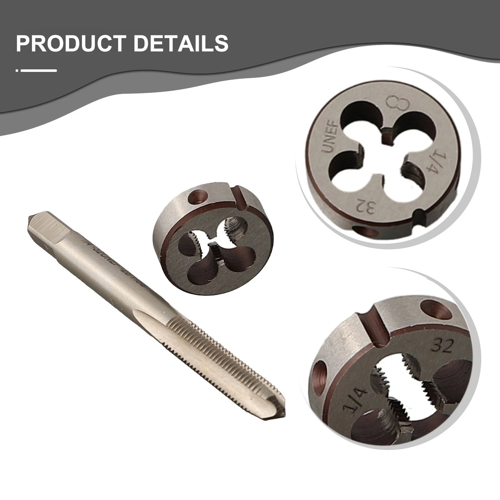 1/4-32 UNEF Tap and Die Set for Automotive Applications