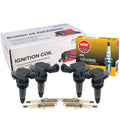 Set of 4 Ignition Coils & 4 G-Power Spark Plugs for Hyundai Kia L4