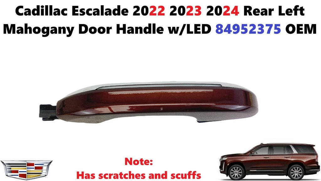 Rear Left Door Handle w/LED for Cadillac Escalade (2022–2024) 84952375
