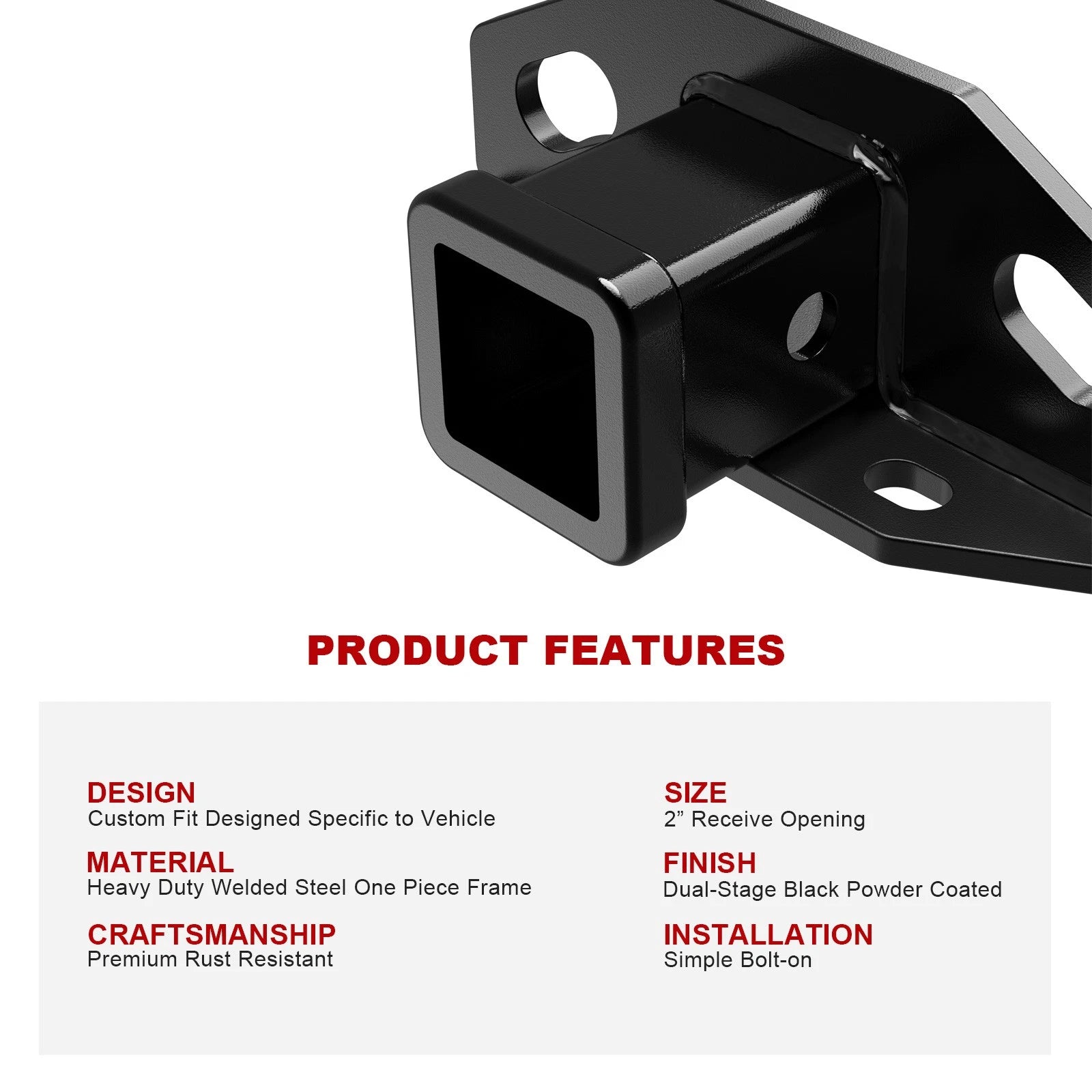 Towing Hitch Receiver Class 3 for Lexus GX460 (2010-2023)