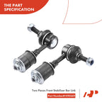 12x Front Control Arm Sway Bar Tie Rod for Hyundai Sonata (2002–2005)