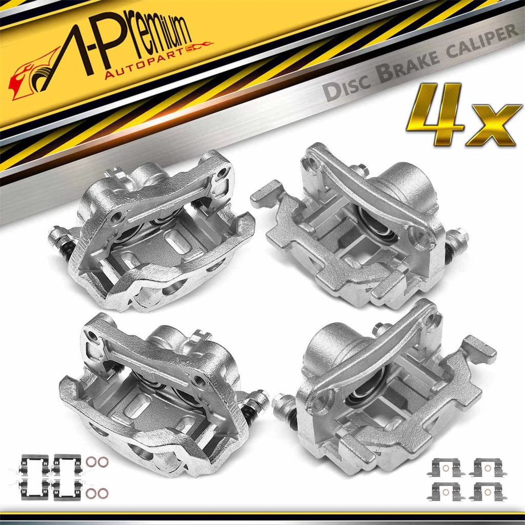 Set of 4 Disc Brake Calipers w/ Bracket for Infiniti QX50 EX35 (2013–2020)