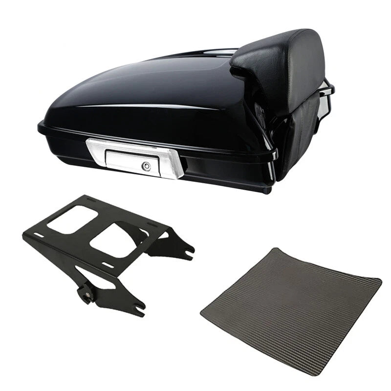 Razor Tour Trunk Backrest Mount Rack for Harley Street Road Glide (2014–2026)