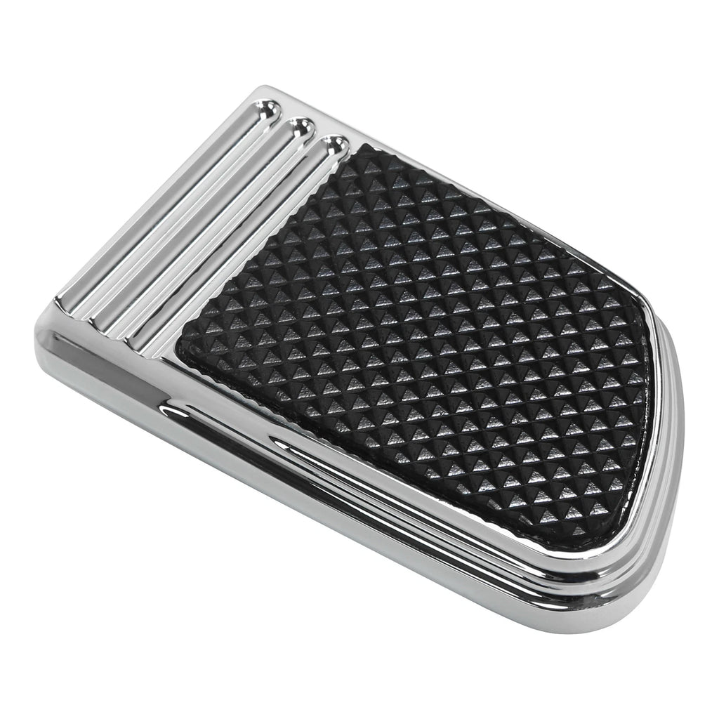 Chrome Brake Pedal Pad for Harley Dyna Low Rider Street Bob Wide Glide (1993–2017)