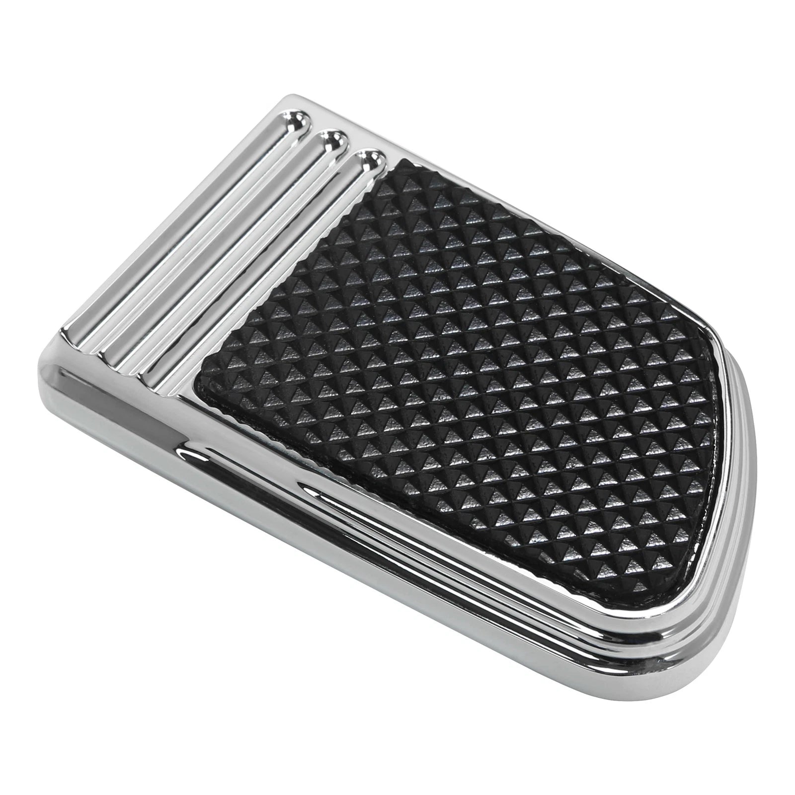 Chrome Brake Pedal Pad for Harley Dyna Low Rider Street Bob Wide Glide (1993–2017)